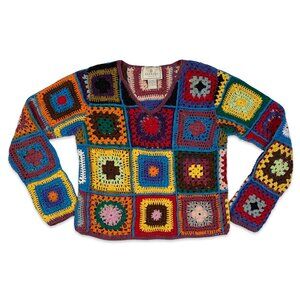 Vintage 90s Express Tricot Crochet Sweater